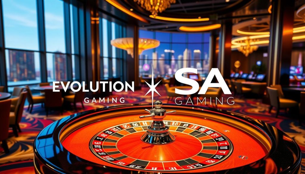 คาสิโนสด Evolution Gaming และ SA Gaming