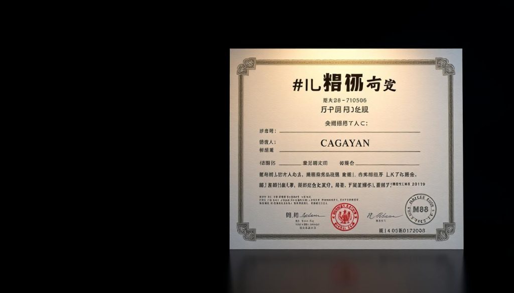 ใบอนุญาต Cagayan