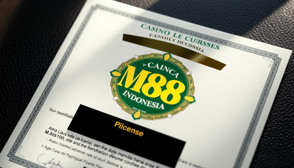 ใบอนุญาตคาสิโน M88 Indonesia